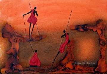 アフリカ系の立場を選ぶ Oil Paintings
